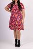 Immagine di CURVY GIRL GREAT FITTING PRINTED FLARED DRESS